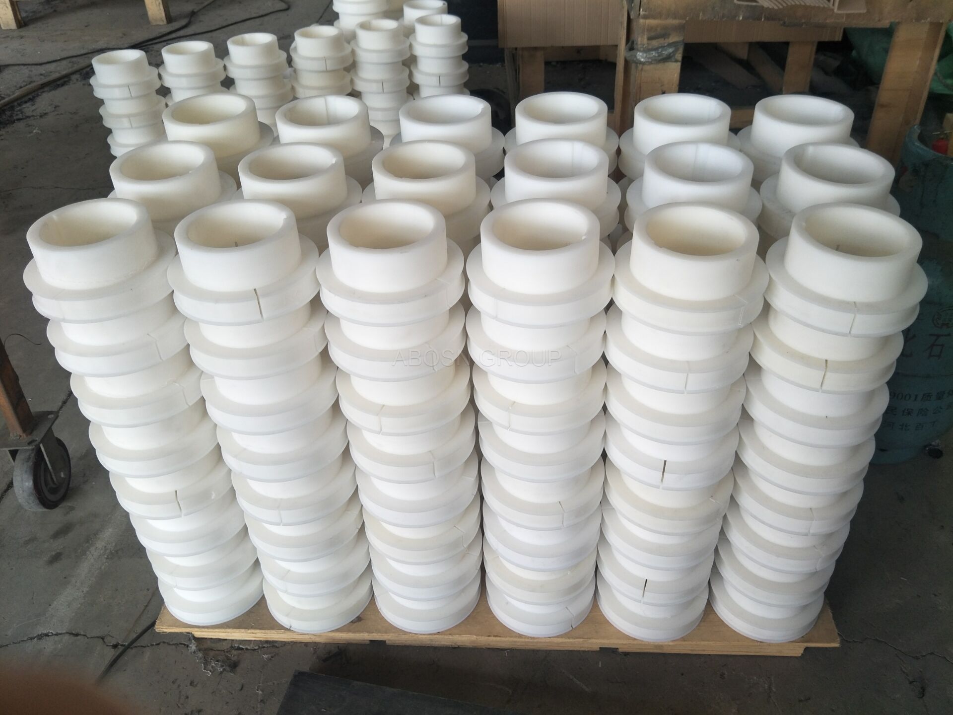 Polyethylene Roller Idler Polyethylene Belt Conveyor UHMWPE Pile Roller,UHMW-PE Roller Chain Guides