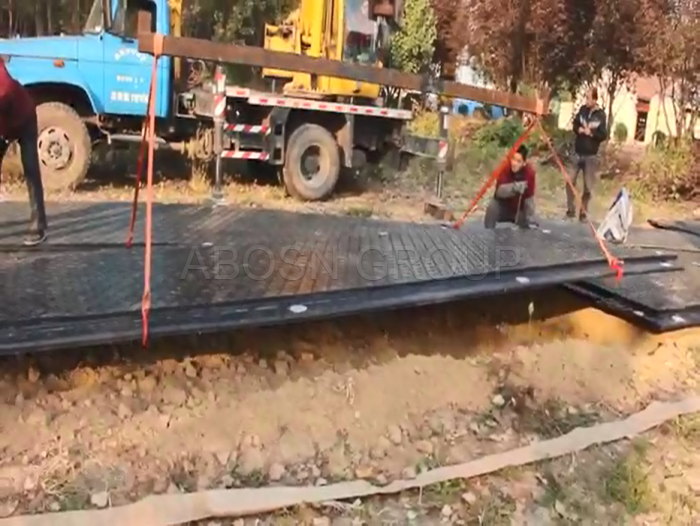 HDPE Construction Rig Mats Hollow Mat Access Trackway for Sale